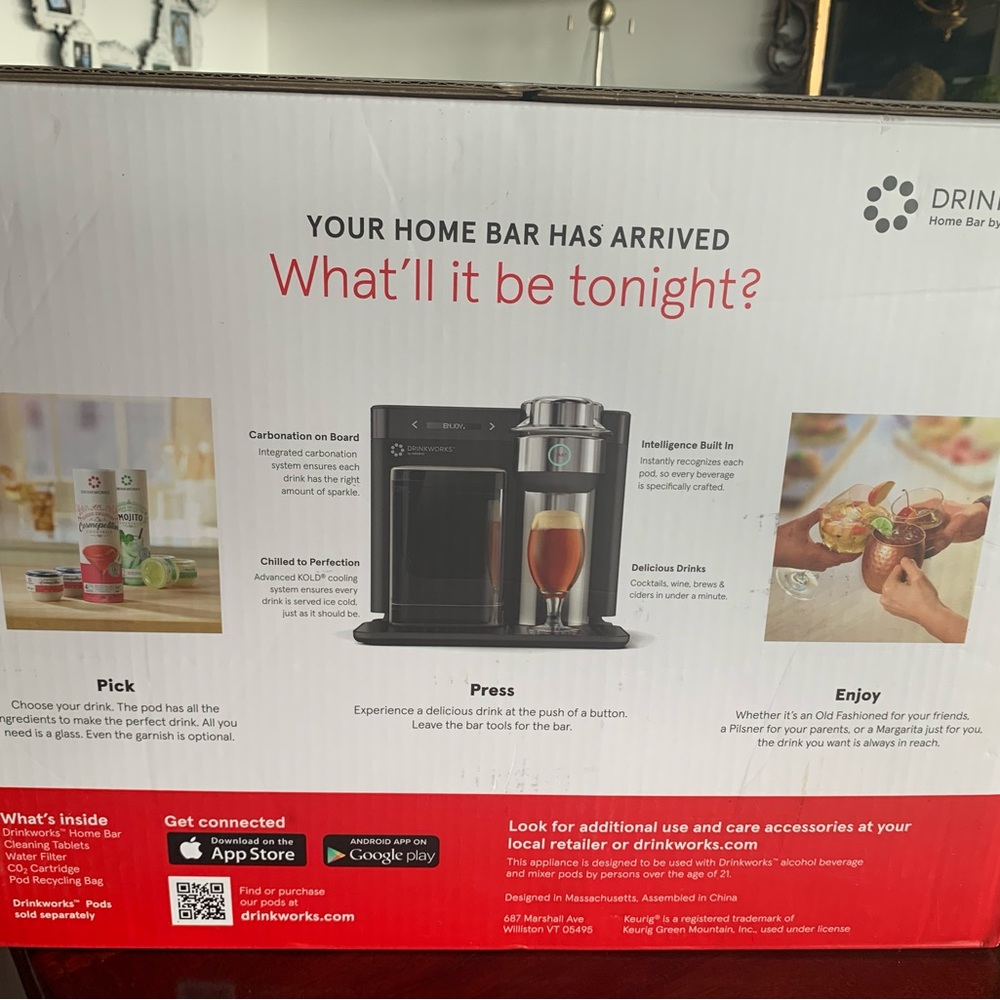 Keurig cocktail drink machine